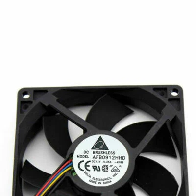 Cooling Fan AFB0912HHD For Delta CPU Cooler 12V 0.36A 4Pin 90*90*20mm - Image 1 of 4