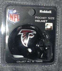 ATLANTA FALCONS MINI POCKET PRO SPEED HELM NFL RIDDELL AMERICAN FOOTBALL NEU - Bild 1 von 2