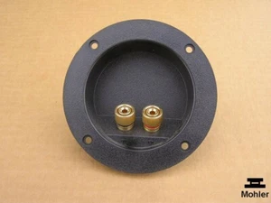 2 PC SUBWOOFER CONNECTOR SPEAKER (Banana Plugs Gold Plated 2 way binding Post) - Picture 1 of 3