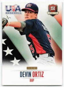 2014 Devin Ortiz Panini USA Baseball Rookie - Foto 1 di 2
