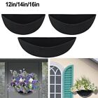 Custom Fit Felt Liners for Window Box and Fence Flower Baskets 3 Piece Kit