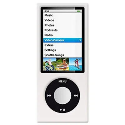 AMZER Polished Snap-On Crystal Hard Case Cover Fit For iPod Nano 5th Gen - White - Image 1 of 4