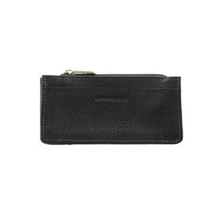 Pierre Cardin Womens Soft Italian Leather Coin Purse Holder Wallet - Black - Picture 1 of 2