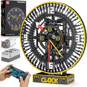 10160 Cyberpunk Grand Clock Building Set – 3675 Pezzi Motorized DIY Clock Model - Foto 1 di 12