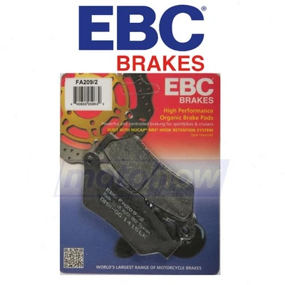 EBC Rear Organic Brake Pads for 2006-2010 Moto Guzzi California Vintage - zn Foto 1 de 4