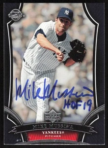 2005 Upper Deck Sweet Spot Mike Mussina Auto New York Yankees #55 HOF 19 COA - Picture 1 of 2