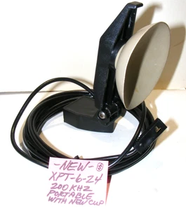 NEW HUMMINBIRD XPT-6-24 PORTABLE TRANSDUCER FITS WIDE 100 128 100SX 400SX NS25 - Picture 1 of 7