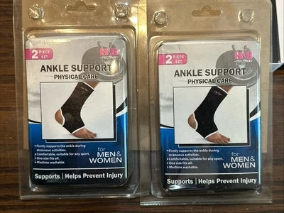 2 Piece Ankle Support Set - HC684 H&B by Tectron For Men & Women 2 Packages New - Image 1 of 4