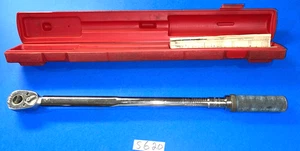 SNAP-ON TOOLS 1/2 DRIVE QUICK-TYPE TORQUE WRENCH 30-200 FT LB QJR-3200A - Foto 1 di 24