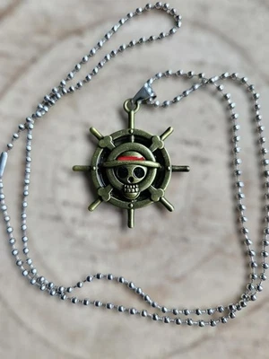 🍀 One Piece Anime Halskette bronze Cosplay - Bild 1 von 4
