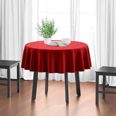 Tovaglia Dimensioni 140 Cm-Round | Tessuto in Tela Di Cotone | Tinta Unita Profo - Immagine 1 di 4