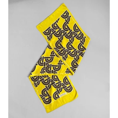 Bufanda firmada de seda vintage años 70 GIVENCHY rectángulo grande geométrica impresión Art Deco  Foto 1 de 4