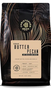 Christopher Bean Butter Pecan Ground Rich Butter, Vanilla Flavor Coffee Bag - Picture 1 of 4
