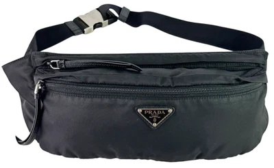 PRADA Black Re-Nylon Funny Pack Belt Bag Tessuto Made in Italy - Image 1 of 4