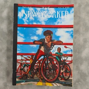 New Yorker Magazine Aug 21 2023 Kadir Nelson Rideout Cover No Label - Picture 1 of 2