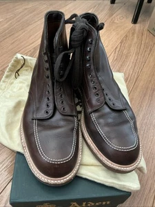 Alden Indy Boots 403 Mocc Toe Boot (Brown Chromexcel) Size 9 E Lightly Worn - Picture 1 of 4