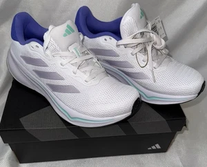Adidas Response Size 8 Womens Running Shoes White Purple Aqua IH6017 NEW IN BOX - Picture 1 of 9