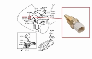 FOR MITSUBISHI PICK UP L200 B40 2.5DID ENGINE WATER TEMPRATURE SWITCH (2006+) - Picture 1 of 1