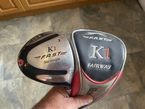Slazenger K1 FAST High Launch 3 Wood Regular Flex Graphite Shaft 43" &head cover - Picture 1 of 14