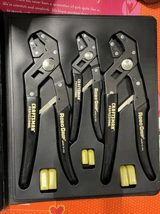 Sears Craftsman Professional Robo Grip confezione da 3 pinze con custodia 45191 Usa belle - Foto 1 di 10
