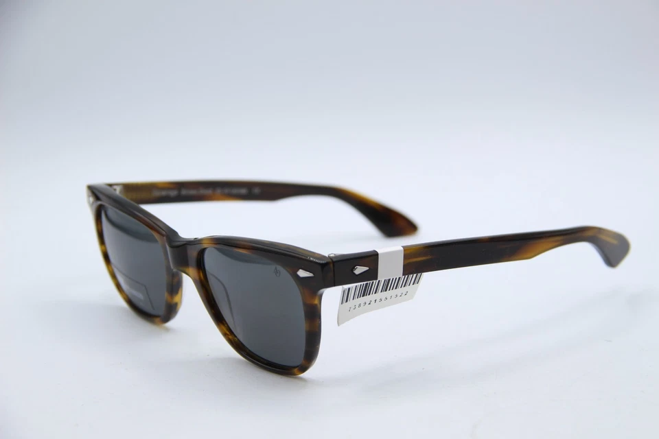 NUEVAS GAFAS DE SOL AMERICAN OPTICAL SARATOGA MARRÓN CUERNO DEMI MARCOS AUTÉNTICOS 52-19 Foto 1 de 4