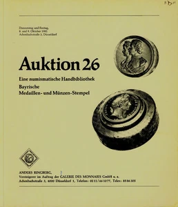 ANDERS RINGBERG AUCTION 26,1981 GREAT RARITY SALE OF WORLD MEDALS.LARGE PLATES - Picture 1 of 1