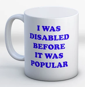 I Was Disabled Before It Was Popular Mug - Lost Voice Guy - BGT - Picture 1 of 1