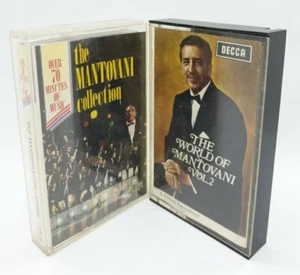 MANTOVANI 2 Cassette Tape Mini Bundle THE COLLECTION - THE WORLD OF MANTOVANI V2 - Picture 1 of 6