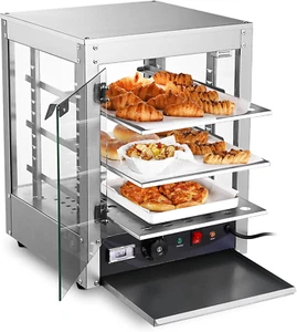 Wechef 3-Tier Commercial Food Warmer Display Pizza Warmer Countertop Pastry Warm - Picture 1 of 12