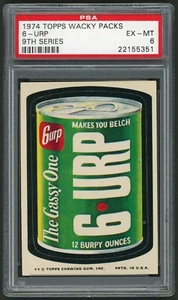 1974 Topps Wacky Packages Sticker 6 URP 9th Series PSA 6 - Picture 1 of 2