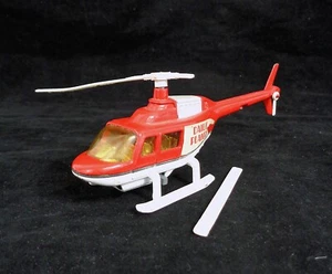 Vintage Corgi Superman Daily Planet 1979 Bell Jetranger 206B Helicopter *Damage - Picture 1 of 13