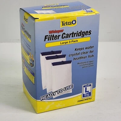 Tetra Whisper Large Fish Aquarium Filter Cartridge Ultra Activated Carbon 3-Pk - Image 1 of 2