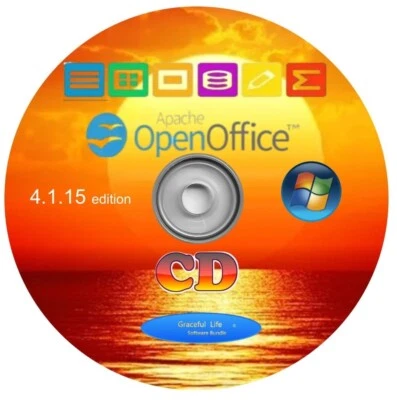 Open Office Suite Software Windows Word Processing ~ Home Student Business CD-R - Image 1 of 4