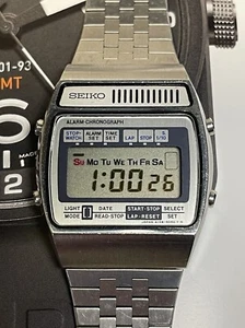 1979 Seiko Alarm Chronograph Digital Watch A158-5070 - Picture 1 of 6