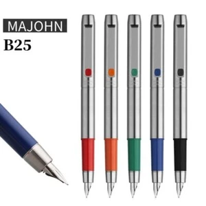 2025 New MAJOHN B25 Metal Fountain Pen Iridium Fine Nib 0.5mm Writing Office Pen - Picture 1 of 29