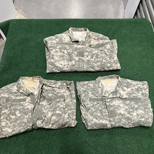 LOT OF 3 US Military Digital ARMY ACU Fatigue Combat Shirt Jacket Medium - Picture 1 of 14