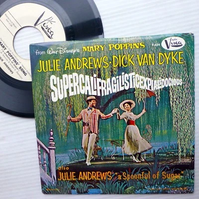 Mary Poppins Bild Ärmel Supercalifragilisticexpialidocious Jule Andrews CT47 - Bild 1 von 4