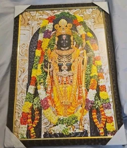 4OUR FAITH Shri Ram Lalla Acrelic Photo Frame Lord Ayodhya Ram Digital Reprint - Picture 1 of 2