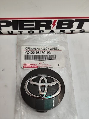 1 Tappo Copri Mozzo Ruota Cerchio In Lega Originale Toyota Pz40698670 1g
