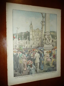 ESPOSIZIONE UNIVERSALE TORINO 1911 50 ANNI UNITA ITALIA DEPUTATI LITIGANO CAMERA - Imagen 1 de 2