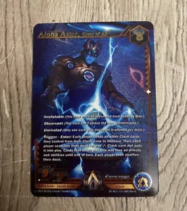 Alpha Clash Superhero TCG - Alpha Aster, ALT ART RARE (POP 1000) “KS” MINT CARD - Picture 1 of 7