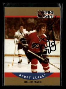 1990-91 Pro Set #657 Bobby Clarke IN PERSON AUTO! - Picture 1 of 2