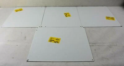 Lote De 4 Hoffman Interno 54810 Caja De Conexiones Panel Acero Blanco 16" X 14" Foto 1 de 4