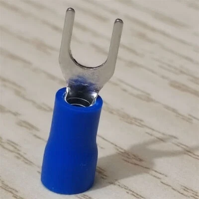 100-1000PCS Pre-insulated Fork Spade Terminals 16-14AWG Crimp Connectors 4.3mm - Image 1 of 4