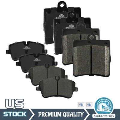 Pastillas de freno de disco cerámicas delanteras y traseras para Mercedes-Benz C230 C240 SLK280 SLK300 Foto 1 de 4