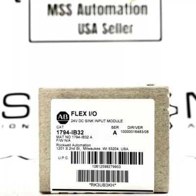 Allen Bradley 1794-IB32 FLEX I/O Sealed SER A Input Module 1794IB32  - Image 1 of 4