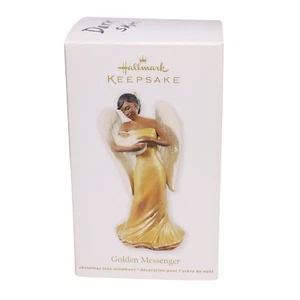 Hallmark Keepsake Golden Messenger African American Angel Ornament 2012 - Picture 1 of 4