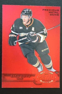 2012-13 Fleer Retro  Precious Metal Gems Red PMG SAKU KOIVU /100 - Bild 1 von 2