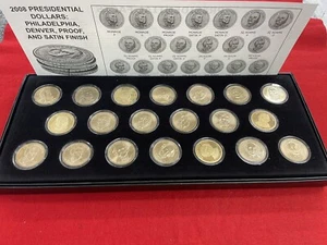 2008 Presidential $1 Coins P&D, Proof, and Satin Finish 20 Coins - Bild 1 von 7