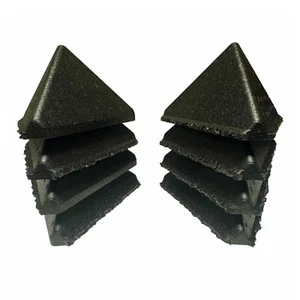 PP Foam Corner Protectors For Shipping 3.75" x 5" x 0.75" Pack of 8 - Picture 1 of 4